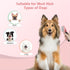 Slicker Brush, PETPAWJOY Dog Brush Gently Cleaning Pin Brush for Shedding Dog Hair Brush for Small Dogs Puppy Yorkie Poodle Rabbits Cats-Pink...