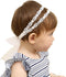 DANMY Baby Girl Super Elastic Headband,Cotton Lace Toddler Hair Band,Infant Soft Turban Hair Accessories Set...