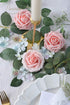 Floroom Artificial Flowers 25pcs Real Looking Blush Heirloom Foam Fake Roses with Stems for DIY Wedding Bouquets Pink Bridal Shower Centerpieces F...