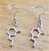 Dopamine Molecule Earrings Psychiatrist Gift Psychologist Neurologist Neurotransmitter Happy Chemical Scientist Chemistry Biology Psychiatry Jewel...
