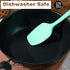 Silicone Spatula, Food Grade Silicone, 600°F High Heat Resistant Kitchen Green Spoon Spatulas Set for Cooking Baking Mixing and Dishwasher Safe...