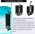 Carefree Fish Aquarium Filter Sponge Fish Tank Quiet Bubble Filter with 3 Sponges and 1 Bag of Filtered Ceramic Balls for Salt Water and Fresh Wat...