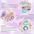 QUEFE 2350pcs, 64 Colors, Pony Beads for Bracelet Making Kit, Rainbow Kandi Beads Friendship Bracelet Kit, Letter Beads and Elastic Strings for Br...