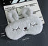 4 Pack Cute Animal Rabbit Sleeping Eye Mask Soft Plush Blindfold Sleep Masks Eye Cover for Kids Girls Women Home Sleeping Traveling...