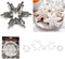Mziart Christmas Snowflake Cookie Cutter Set of 5, Metal DIY Cookie Mold Biscuit Shapes Molds for Home Baking Holiday Gifts Party Supplies/Favors...