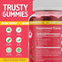 Sugar Free Prebiotic Fiber Gummies for Adults Kids Mixed Berry Flavor Plant Supplement for Women Men, Daily Digestive Health Regularity 60 Count (...