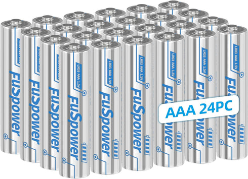 AAA Batteries 24 Pack - Alkaline Triple A Battery, 1.5 Volt Batteries,10-Year Shelf Life, Leak-proof...