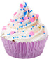 Fox Run Light Pink Foil Muffin and Cupcake Liners, Set of 32 Standard Size Wrappers...