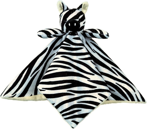 Baby Zebra Soft Stuffed Animal Security Blanket, Plush Zebra Character Lovey Blanket, Baby Shower/Nursery Gift, Cuddly Newborn, Infant, Toddler Sn...