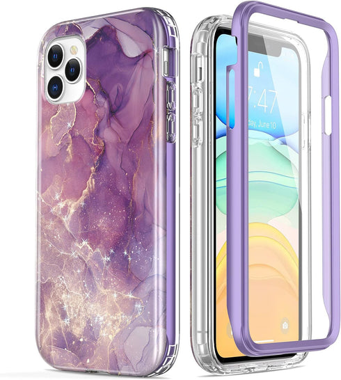 Esdot Compatible with iPhone 12 Pro Max Case with Built-in Screen Protector,with Fashionable Designs for Women Girls,Protective Phone Case for App...