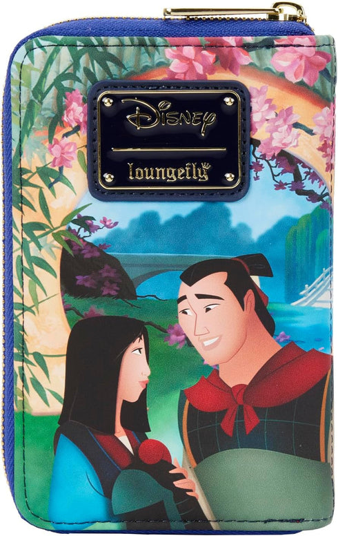 Loungefly DISNEY MULAN CASTLE ZIP AROUND WALLET...