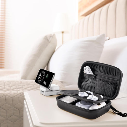 ProCase Hard Travel Case for Anker MagGo 3 in 1 Wireless Charging Station, MagGo Power Bank, MagSafe Wireless Charger Stand, Portable Magnetic Cha...