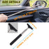 Car Rearview Mirror Wiper 2 pack Universal Automotive Car Accessories Telescopic Auto Mirror Squeegee Cleaner 98cm Long Handle Portable Car Cleani...
