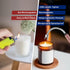 iinboBBQ Lighter Electric Lighter Rechargeable USB Candle Lighter with LED Battery Display Arc Lighter with Flexible Neck Flameless Long Lighters ...