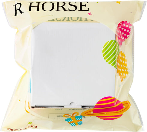 R HORSE Cereal Bowl and Spoon Set Colorful Funny Cereal Bowl with Engraved Spoon Gift Set for Salad Soup Ice Cream, Oatmeal Breakfast Bowl Cereal ...