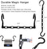 Closet Organizers and Storage,8 Pack Stronger Space Saving Hangers Clothes Hanger with 5 Holes Closet Storage for Heavy Clothes,Magic Home Organiz...