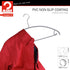 Mawa by Reston Lloyd Non Slip Metal Clothing Hanger, Smooth Shoulder Support with Skirk Hooks/Pant Bar, Model 42-U,Silver...
