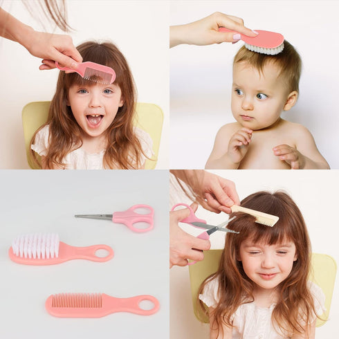 Baby Healthcare and Grooming Kit, 26 in 1 Portable Baby Safety Care Set with Hair Brush Comb Nasal Aspirator Electric Nail Trimmer Set Baby Essent...