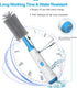 Electric Bottle Brush Cleaner with Rechargeable, Cleaning for Baby/Water/Wine/Thermos Bottles, Waterproof 2 Nipple and Straw Silicone Brush 1500mA...