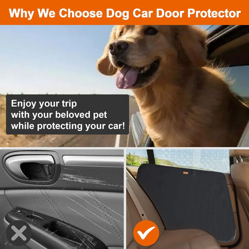 DogLemi 2 Pack Dog Car Door Protector, Car Door Covers for Dogs, Anti-Scratching Waterproof Vehicle Door Cover Guard 600D Oxford Durable for Pet T...