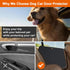 DogLemi 2 Pack Dog Car Door Protector, Car Door Covers for Dogs, Anti-Scratching Waterproof Vehicle Door Cover Guard 600D Oxford Durable for Pet T...