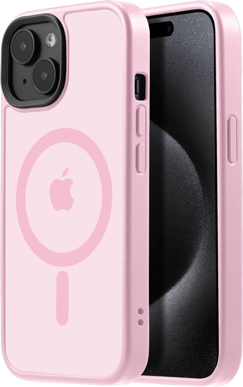 Tigowos for iPhone 15 Plus&iPhone 14 Plus Phone Case Fits MagSafe 10FT Drop Resistant Matte Skin Feeling Back Cover for iPhone 15 Plus&iPhone 14 P...