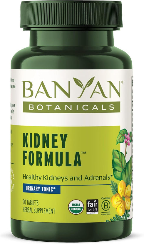 Banyan Botanicals Kidney Formula – Organic Kidney Supplement with Gokshura – Rejuvenating Herbal Blend to Support Kidneys and Urinary Tract Balanc...