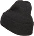 MG 12 Inch Long Knitted Beanie - Heather Charcoal OSFM...