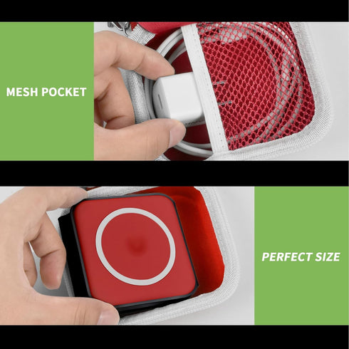Carrying Case for Iseyyox/for Ucomx Nano 3 in 1 Foldable Magnetic Wireless Charger Dock, Also Holds for Apple MagSafe Duo/for LISEN/for RTOPS Trav...