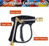 High Pressure Washer Gun 3000 PSI Max, Power Washer Short Gun with 1/4 Inch Quick Connector, M22-14, Compatible with Some of Greenworks Karcher Ry...