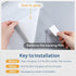 rabbitgoo Window Privacy Film, Non-Adhesive Frosted Glass Window Film for Bathroom, Static Cling Heat Blocking Stickers for Home Indoor Opaque Fro...