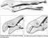 ViaGasaFamido Locking Pliers Curved Jaw Locking Pliers Wire Cutter Pinch Off Lock Tool Copper Pipe Sealing Pliers with Tension Spring 7mm 45# Stee...