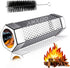 Smoke Tube, Premium 6 inch 304 Stainless Steel BBQ Wood Pellet Smoker Tube with Cleaning Brush for All Grills or Smoker, Dishwasher Safe...