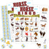 Horse Farm Bingo Cards, 24 Player Pony Party Bingo Game for Family Adult, Cowgirl Cowboy Party Favor, Large Group Party Celebration Activity -05...