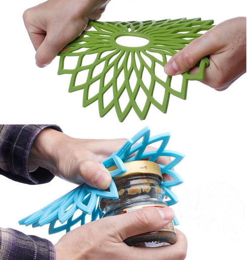 ME.FAN Silicone Trivet - Trivet Mat - Kitchen Hot Pads for Pots/Hot Dish Insulated Teapot Trivet Flexible Durable Non Slip Large Coasters 3 Set Or...