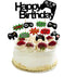 11 Pcs Video Game Happy Birthday Cake Toppers Cupcake Decorations Set Game Controllers Cake Decorations Picks for Man Or Kids Game Themed Birthday...