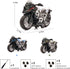Diecast Motorcycle Toy - Pull Back Toy Cars with Sound and Light Toy,Motorcycle Toys for Boys,Toys for 3-9 Year Old Boys (White)...