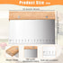 Bench Cutter Scraper, Dough Pastry Bench Scraper and Dough Cutter, Stainless Steel Food Scraper with Grip Handles & Measuring Scale for Baking Kit...