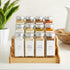 Talented Kitchen 140 Minimalist Spice Jar Labels - Preprinted Waterproof Kitchen Organization Stickers - Black Text Seasoning Labels for Spice Jar...