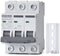 3 Pole DIN Rail Mount Circuit Breaker, 20 Amp 480V AC Miniature Circuit Breaker, Thermal Magnetic Trip AC Disconnect Switch MCB C20...