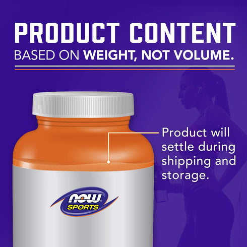 NOW Sports Nutrition, Creatine Monohydrate Powder, Mass Building*/Energy Production*, 8-Ounce...