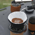 Collapsible Coffee Dripper, Silicone Reusable Pour Over Coffee Maker, Pour Over Coffee Dripper for Camping, Business Trip, Home?Office, Single Cle...