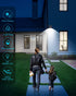 2 Pack Solar Motion Lights Outdoor, 3 Modes/100LED Solar Security Lights Wireless IP65 Waterproof Solar Motion Sensor Lights Solar Wall Lights Out...