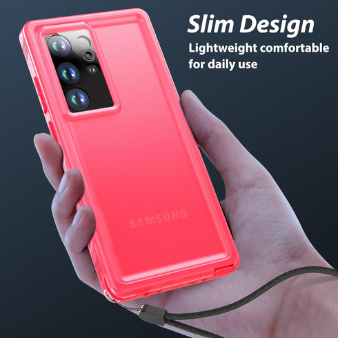SPORTLINK for Samsung Galaxy S23 Ultra Case - IP68 Waterproof Dustproof, 360 Full Body Shockproof Protective, Built-in Screen Protector Cover for ...