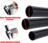 1/2 Inch to 1/4 Inch Tubing Irrigation Fittings for (1/2'' ID x 0.60''-0.63'' OD) 16mm Drip Tubing,Locked Barbed Tee Connectors (10 Pcs Barbed Tee...