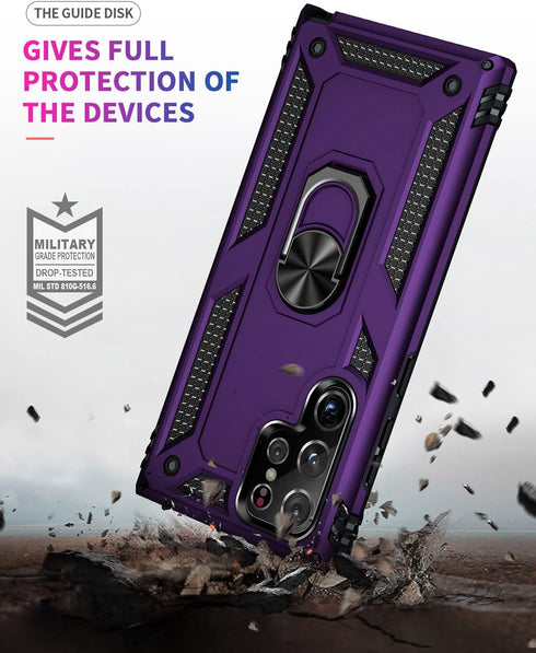 ADDIT Phone Case for Samsung Galaxy S22 Ultra Case Samsung S22 Ultra Phone Case, Military Grade, Heavy Duty, with Stand Ring, Support Magnet Car M...