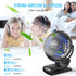 BESKAR USB Clip on Fan, Portable Small Fan with Cord Powered, 3 Speeds Strong Airflow, with Sturdy Clamp, Quiet Personal Desk Fan...