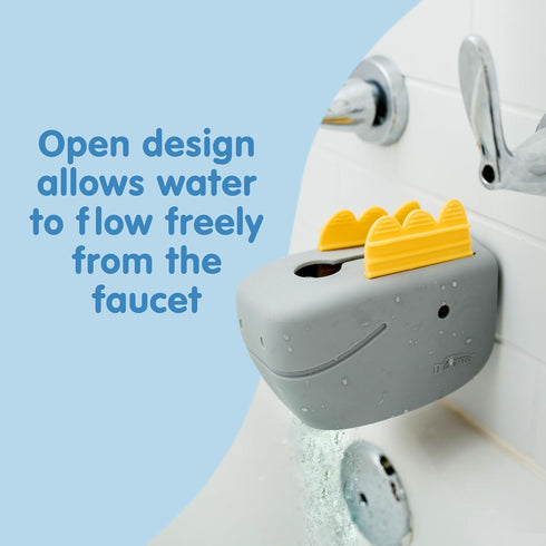 Dr. Brown’s CleanUp Dino-Soft Baby Bath Spout Cover, Soft and Safe on Tub Faucet, Toddler Bathtub Safety for Kids, BPA Free, Certified Plastic Neu...