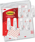 Command 5 lb Large Utility Hooks, 7 Wall Hooks and 12 Command Strips, Damage-Free Hanging with Adhesive Strips, No Tools for Hanging, Organization...