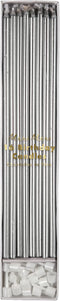 Meri Meri Long Birthday Candles for Cake (Pack of 16), 8.75" Tall Unscented Candles...